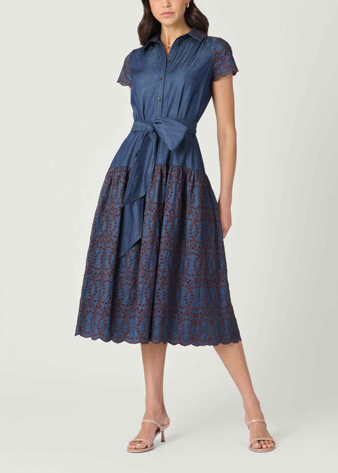 dress for damas Morilee Off the Shoulder Damas Dress 9502 main image 0