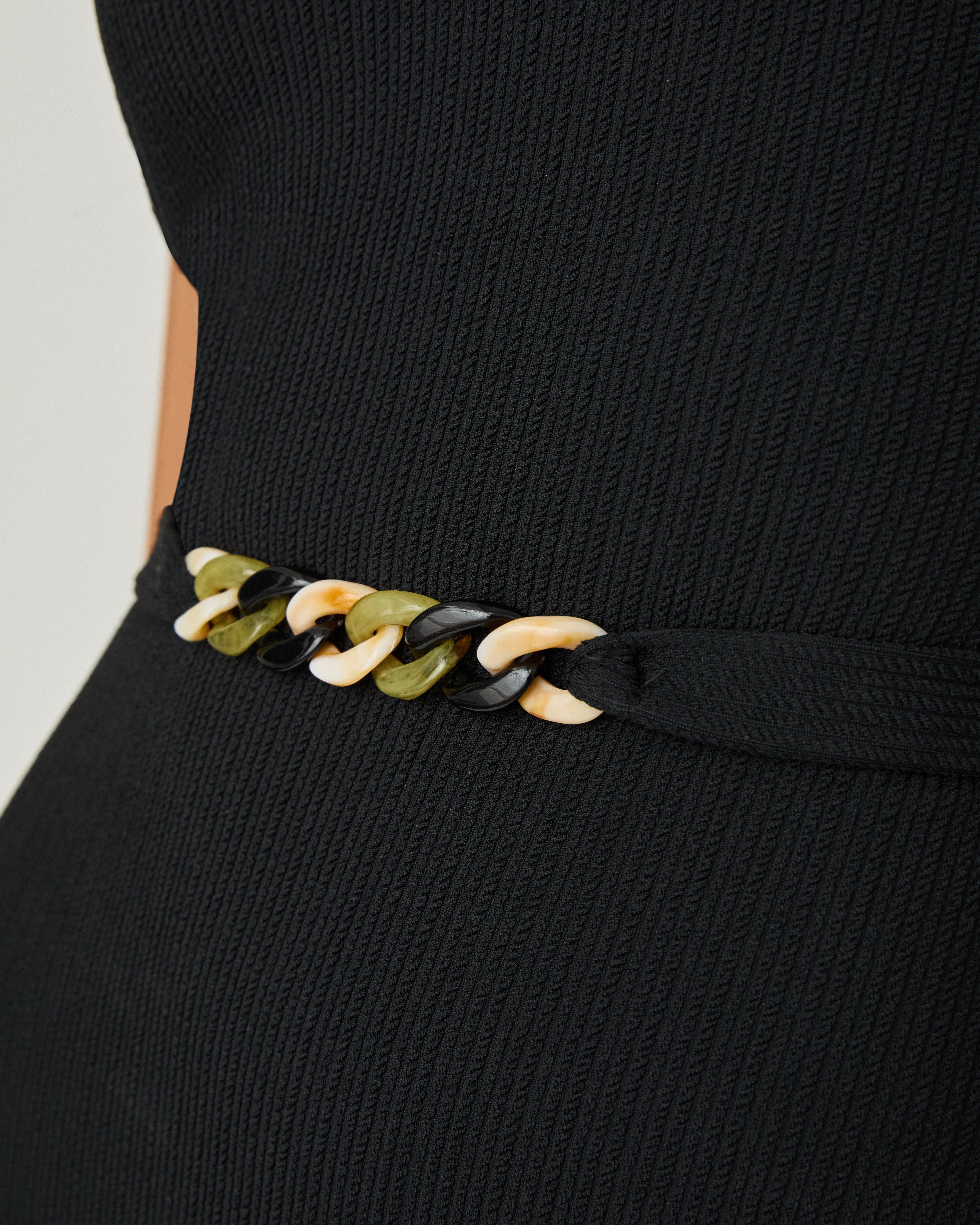 Jet Belted One Piece Swimsuit