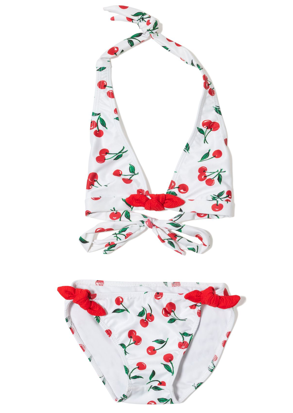 Baby Girl Classic Anniversary Cherries Bow Bikini
