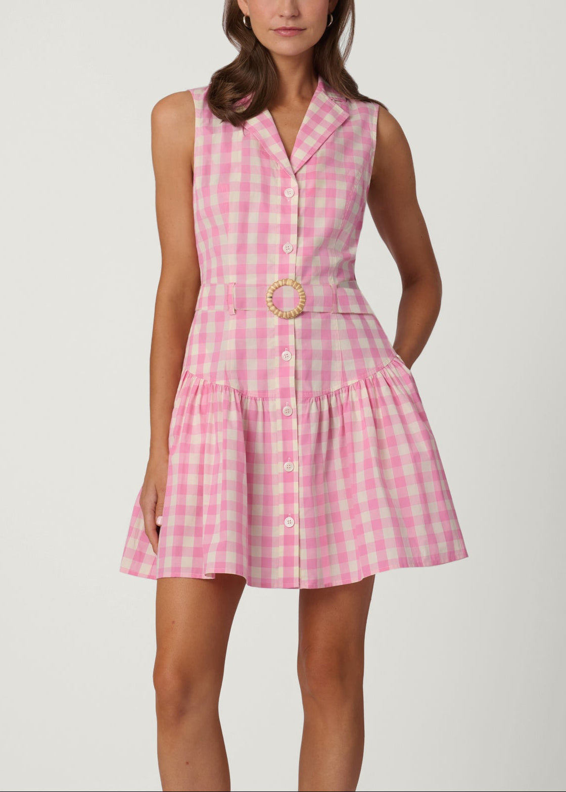 shoshanna dress Natalia 10 / Peony SIZE:S（4-6） BOHO ME Women's Tiered EOSS24R Fully lined for comfort