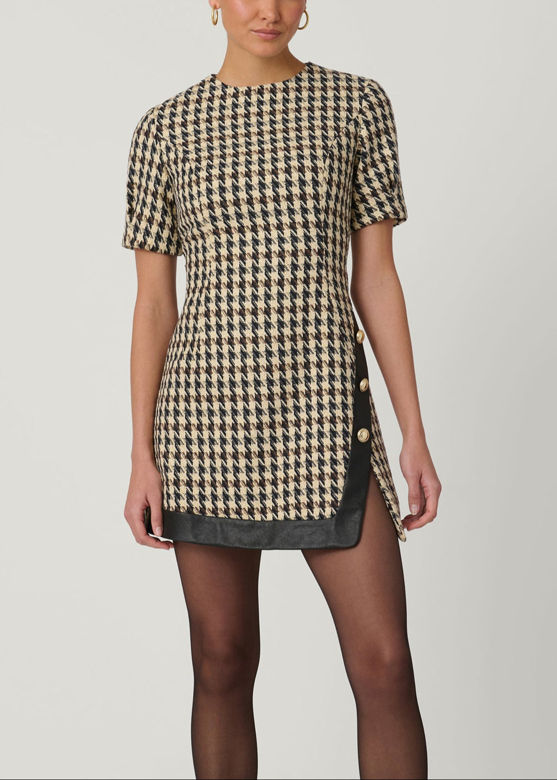 Shoshanna Women's Irene Tweed Minidress - Jet Multi