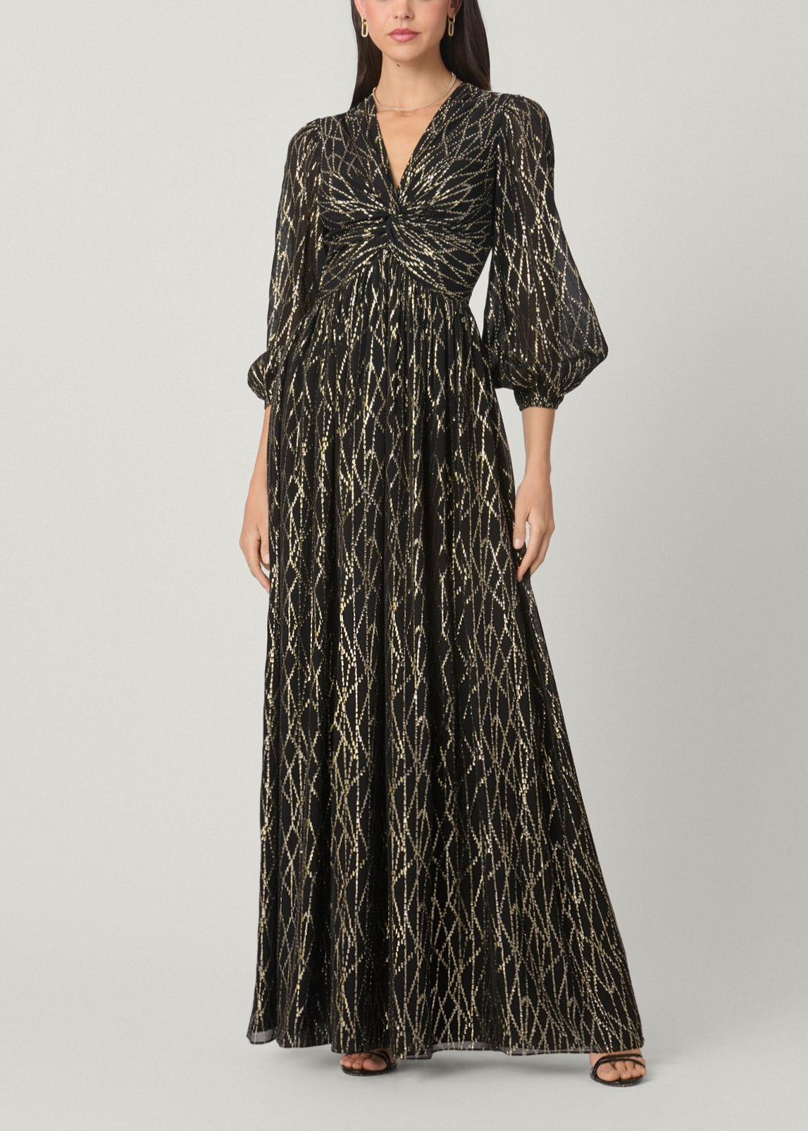 Shoshanna Rosalie Dress - Jet/gold - 0 Shoshanna Rosalie Dress - Jet/gold - 0