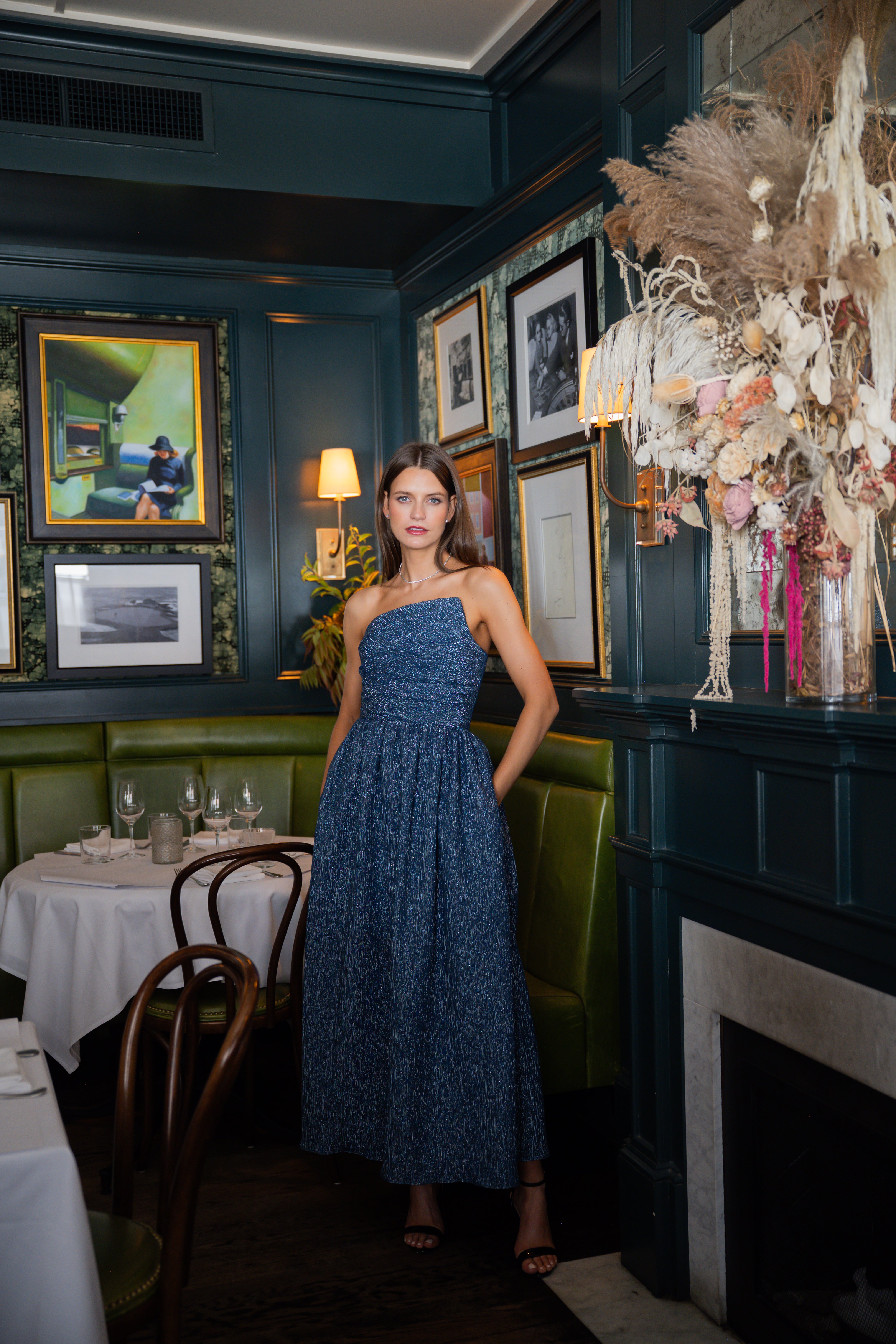 Midnight Sanders Dress