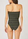 Olive and Jet U-Ring Bandeau One Piece