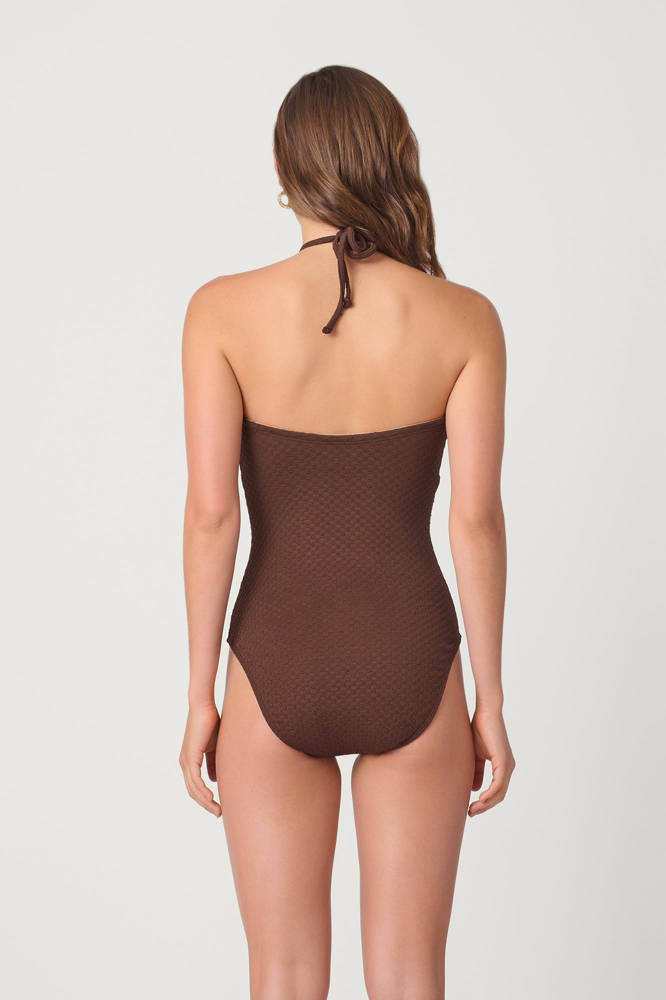 Mocha Cinched One Piece