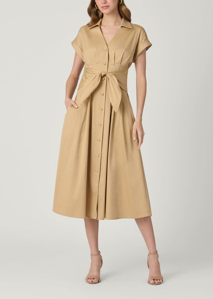 Shoshanna Josephine Dress | Tan | Size 10
