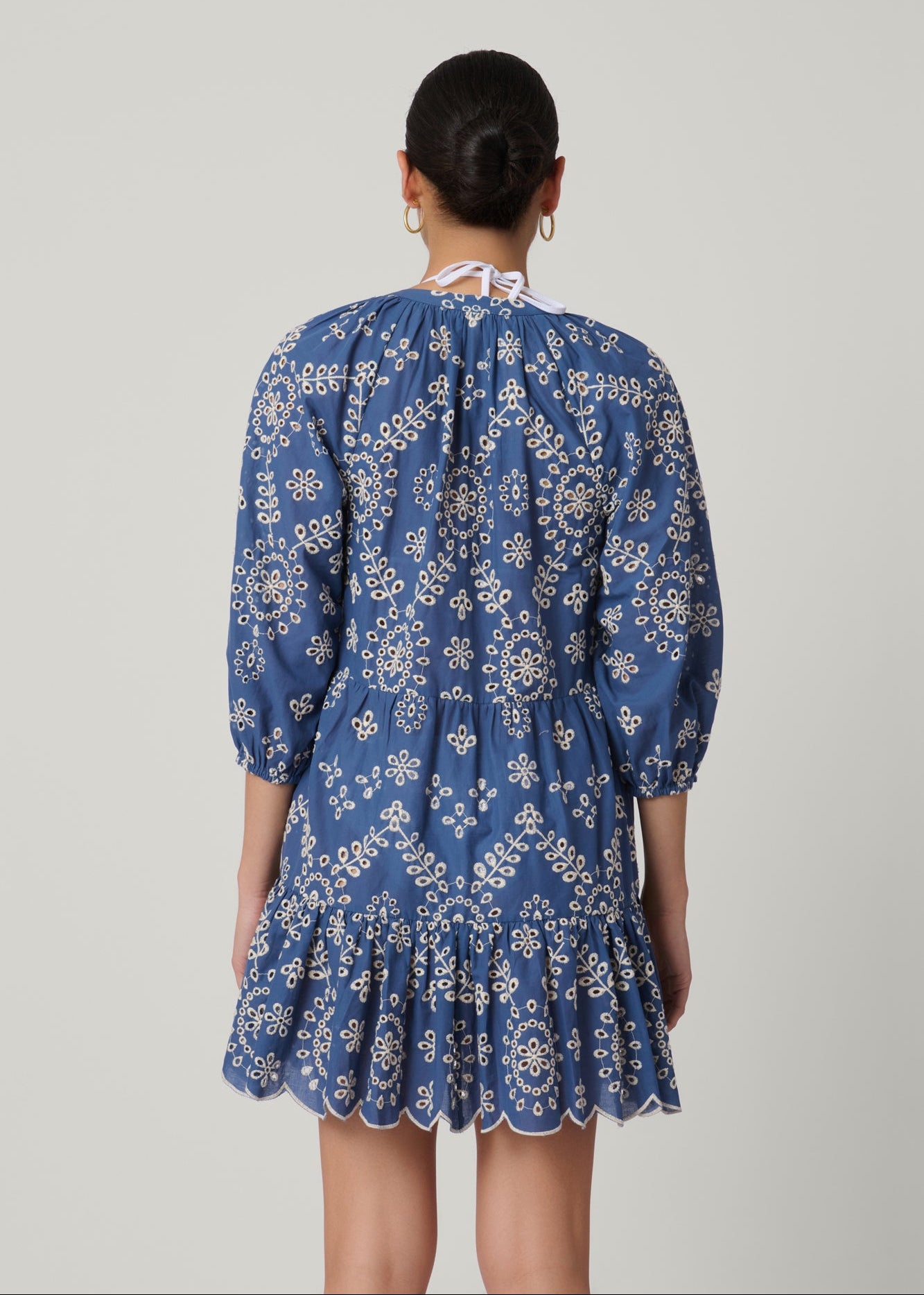 Chambray Buttondown Mini Dress