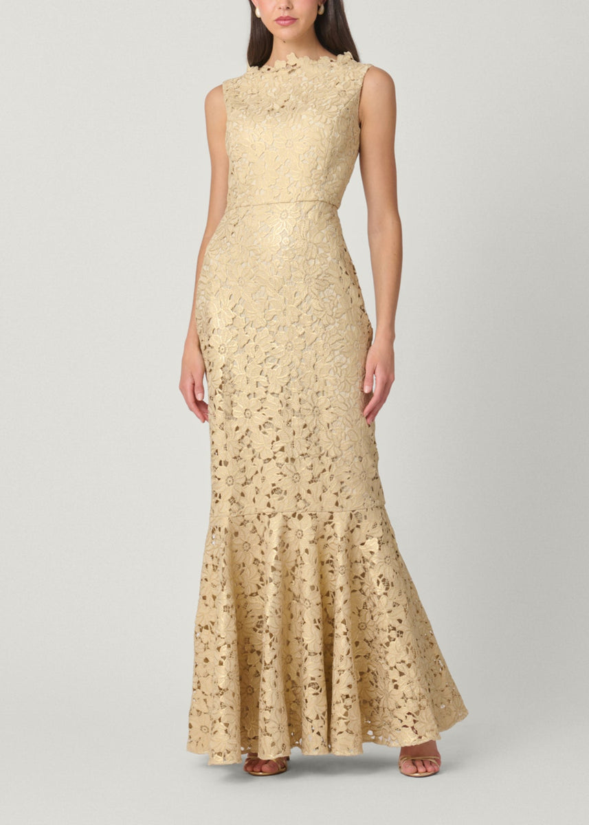 Shoshanna Women's Reese Dress - Gold - Size 6 Shoshanna Women's Reese Dress - Gold - Size 6