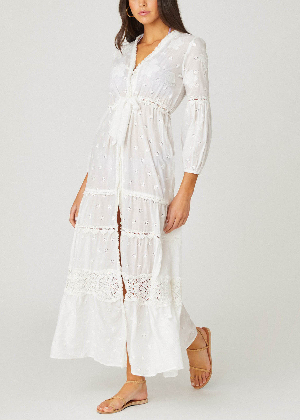 Optic White Santorini Dress